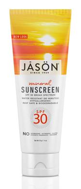 Солнцезащитный крем SPF 30 (Mineral Sunscreen), Jason Natural, 113 г - фото