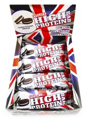 Упаковка протеїнових батончиків, High Protein Bar, FitLife, печиво з кремом, 12 шт х 60 г - фото