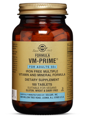 Мультивітаміни VM-Prime 50 +, Formula VM-Prime, Solgar, 100 таблеток - фото