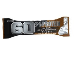 Батончик 60% Protein Bar, Weider, молочний шоколад, 45 г - фото