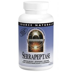 Серрапептаза, Serrapeptase, Source Naturals, 120 капсул - фото