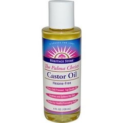 Касторовое масло, клещевина, Castor Oil, Heritage Products, 120 мл - фото