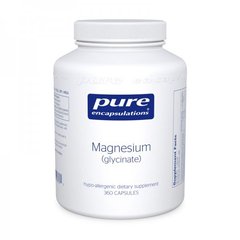 Магній (глицинат), Magnesium (glycinate), Pure Encapsulations, 360 капсул - фото