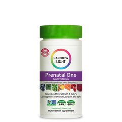 Витамины для беременных Пренатал Ван, Prenatal One, Rainbow Light, 30 таблеток - фото