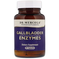 Ферменты, Gallbladder Enzymes, Dr. Mercola, 30 капсул - фото