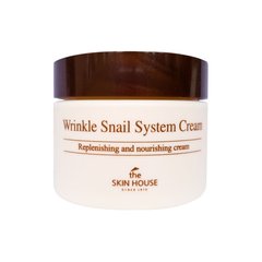 Улиточный крем для лица, Wrinkle Snail System Cream, The Skin House, 50 мл - фото