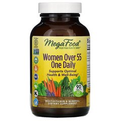 Мультивитамины для женщин 55+, Women Over 55 One Daily, MegaFood, 90 таблеток - фото