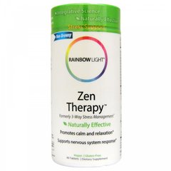Зняття стресу, Zen Therapy, Rainbow Light, 90 таблеток - фото