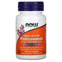 Поликозанол (Policosanol), Now Foods, 90 капсул - фото