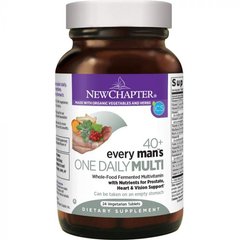Мультивитаминный комплекс для мужчин 40 +, New Chapter, 24 таблетки - фото