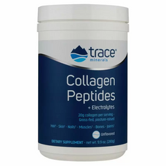 Коллаген пептиды, Collagen Peptides Powder, Trace Minerals Research, без вкуса, 280 г - фото