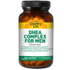 Дегидроэпиандростерон DHEA, Country Life, для мужчин, 60 капсул - фото