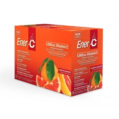 Шипучий Порошковый Витаминный Напиток, Вкус Мандарина и Грейпфрута, Vitamin C, Ener-C, 30 пакетиков - фото