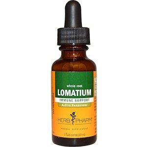 Ломатіум, екстракт кореня, Lomatium, Herb Pharm, 30 мл - фото