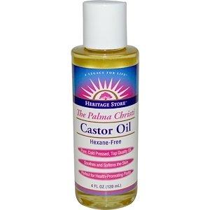 Касторовое масло, клещевина, Castor Oil, Heritage Products, 120 мл - фото