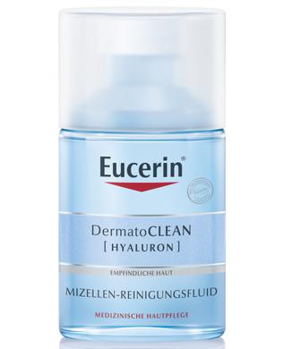 Флюїд для обличчя, DermatoClean, очищаючий міцелярний 3 в 1, Eucerin, 100 мл - фото