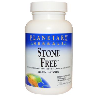 Підтримка нирок, Stone Free, Planetary Herbals, 820 мг, 90 таблеток - фото