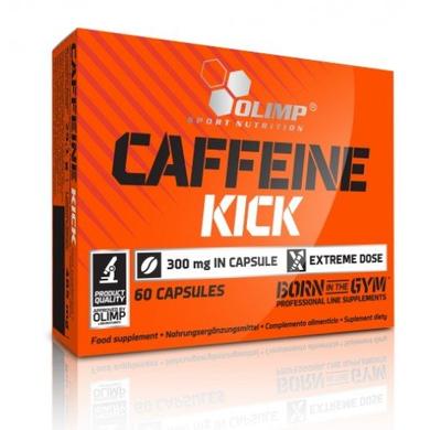 Кофеин, Caffeine Kick, Olimp, 60 капсул - фото
