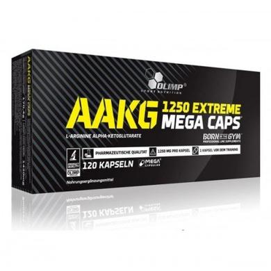 Аргінін, AAKG Extreme mega caps, Olimp, 120 капсул - фото