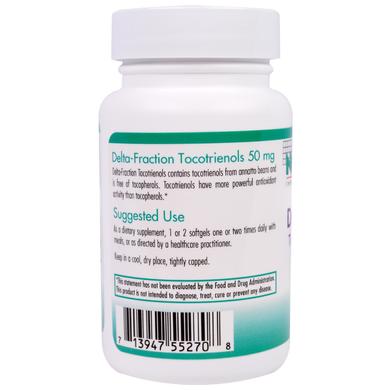 Токотринол, Tocotrienols, Nutricology, 50 мг, 75 капсул - фото