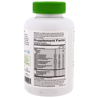 Витамины для детей с Омега-3 и витамином D (Kids Complete), SmartyPants, 120шт - фото