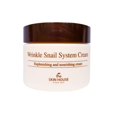 Улиточный крем для лица, Wrinkle Snail System Cream, The Skin House, 50 мл - фото