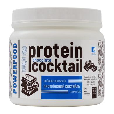 Протеїновий коктейль, POWERFOOD, шоколад, 500 г - фото