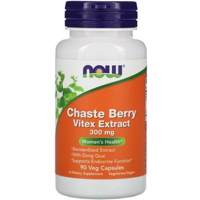 Донг Квай і Авраамове дерево (Chaste Berry Vitex), Now Foods, екстракт, 300 мг, 90 капсул - фото