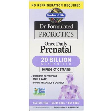 Пробиотики для беременных и кормящих мам (Probiotics), Garden of Life, 30 капсул - фото