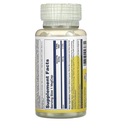 Ниацин, Niacin, Solaray, 500 мг, 100 капсул - фото