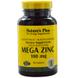 Мега Цинк, Mega Zinc, Nature's Plus, 100 мг, 90 таб, фото – 3
