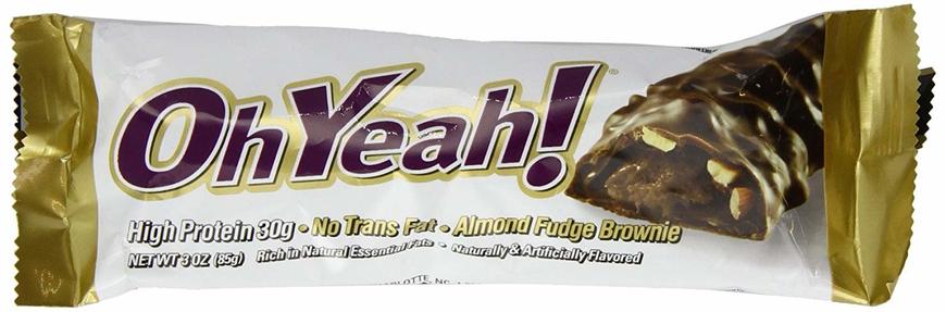 Протеиновый батончик, Oh Yeah Bar - Almond Fudge Brownie, OhYeah! Nutrition, 85 г - фото