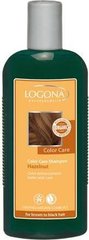 Біо-Шампунь для фарбованого темно-коричневих волосся Горіх, Logona , 250 мл - фото