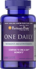 Вітаміни для жінок, Women's Multivitamin, Puritan's Pride, 200 капсул - фото