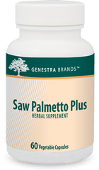 Со пальметто, Saw Palmetto Plus, Genestra Brands, 60 вегетарианских капсул - фото