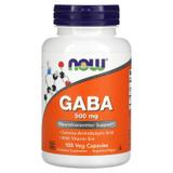 Гамма-аминомасляная кислота (GABA), Now Foods, 500 мг, 100 капсул, фото