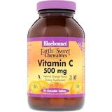 Витамин С жевательный, Vitamin C, Bluebonnet Nutrition, вкус апельсина, 500 мг, 90 таблеток, фото