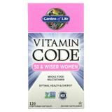 Сырые витамины для женщин, 50+, Vitamin Code, Garden of Life, 120, фото