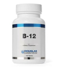 Витамин В12, Vitamin B-12, Douglas Laboratories, 500 мкг, 100 таблеток - фото