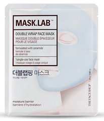 Маска-серветка для догляду за шкірою обличчя, 25 г, Mask.Lab, The Face Shop, Double Wrap Face Mask - фото
