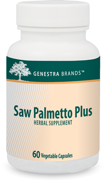 Со пальметто, Saw Palmetto Plus, Genestra Brands, 60 вегетаріанських капсул - фото