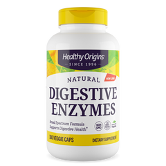 Пищеварительные ферменты, Digestive Enzymes, Healthy Origins, 180 капсул - фото