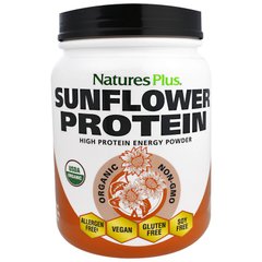 Протеїн з соняшнику, Sunflower Protein, Nature's Plus, органік, 555 г - фото