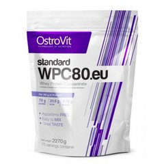 Сироватковий протеїн, Standart WPC 80, бісквітне печиво, OstroVit, 900 г - фото