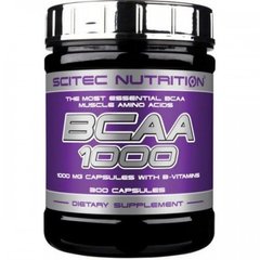 BCAA 1000, Scitec Nutrition , 300 капсул - фото