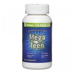Витамины и минералы для детей, Mega teen, Gnc, 120 капсул - фото