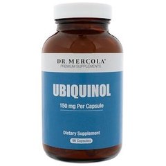 Убихинол, Ubiquinol, Dr. Mercola, 150 мг, 90 капсул - фото