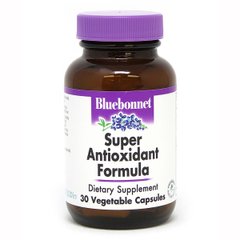 Формула супер антиоксидантов, Bluebonnet Nutrition, 30 вегетарианских капсул - фото