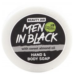 Мыло для рук и тела "Men In Black", Hand & Body Soap, Beauty Jar, 80 г - фото