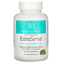 Гормональний баланс (формула), WomenSense, EstroSense, Natural Factors, 120 вегетаріанських капсул - фото